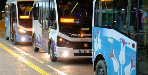 Şanlıurfa’da Gece Ulaşımı Başladı